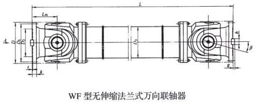 WF型无伸缩法兰式万向联轴器